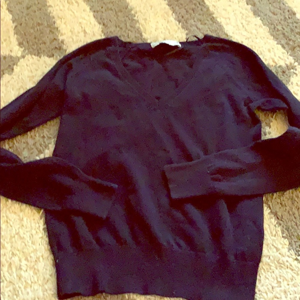 Dark blue V neck sweater (Zara)
